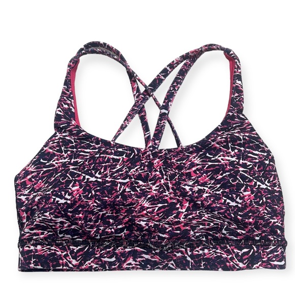 lululemon athletica Other - Lululemon Energy Bra in Mini Ripple Boom Juice Multi